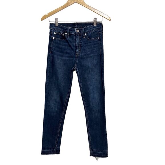 Gap True Skinny Dark Wash Jeans Size 27 - Picture 1 of 7